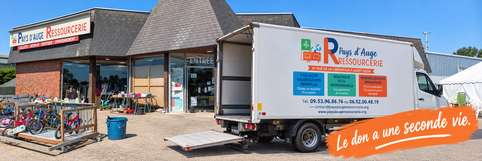 Camion Pays d'Auge Ressourcerie